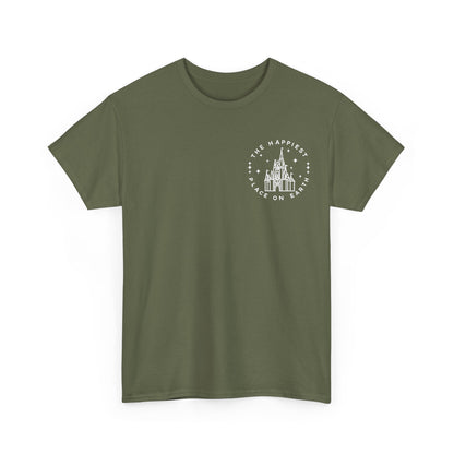 Castle Graphic Tee — "The Happiest Place on Earth" Theme Park T‑Shirt
