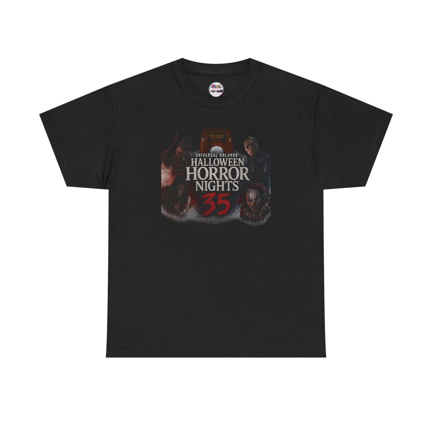 Halloween Horror Nights 35 T-Shirt — Haunted House & Nightmares Graphic Tee