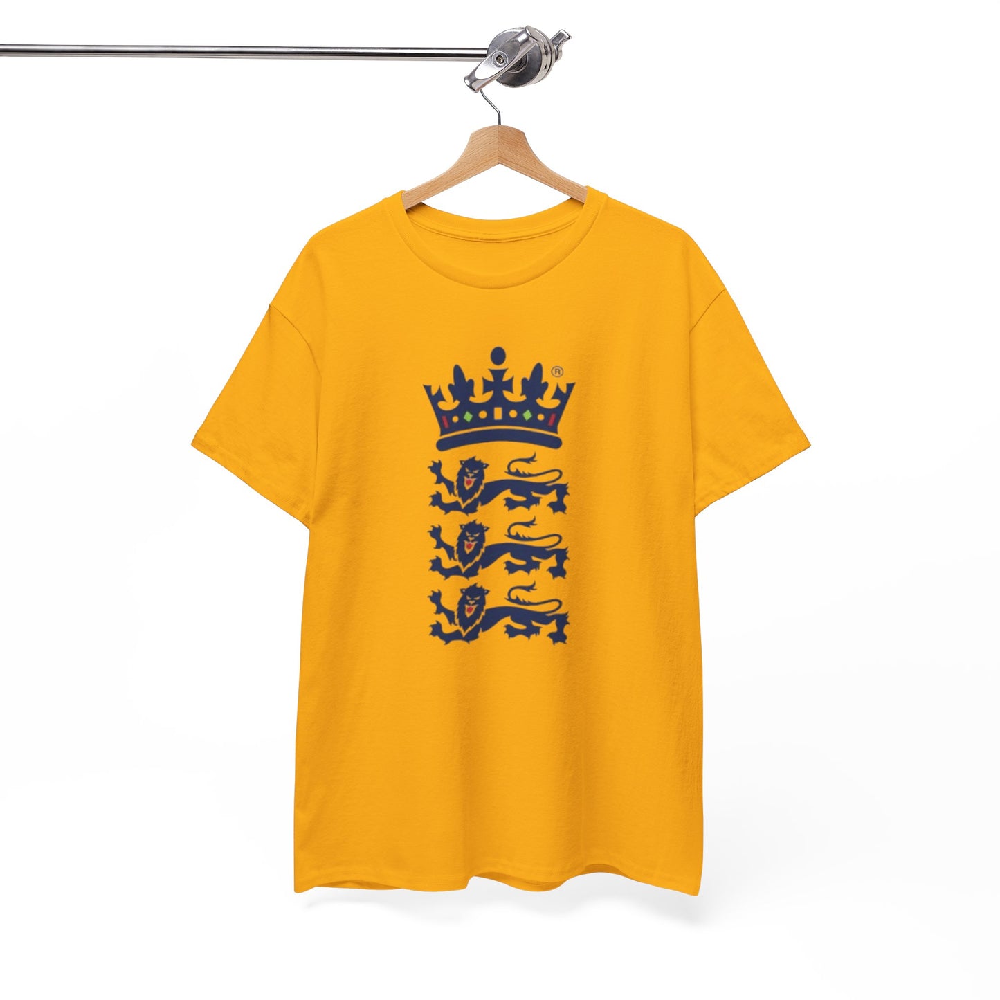 English Cricket T-Shirt — Vintage Cricket Crest Tee