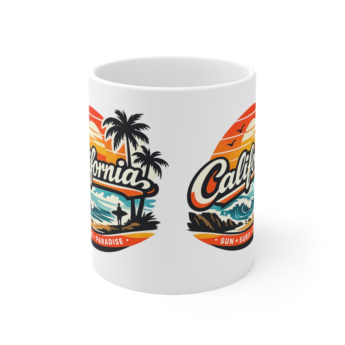 California Sun & Surf Ceramic Coffee Mug — 11oz/15oz
