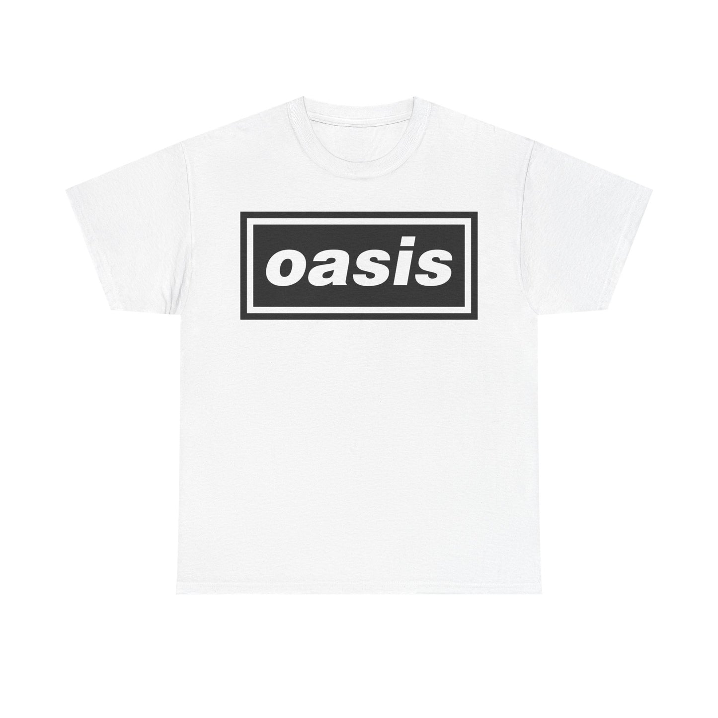 Oasis Live Graphic Tee — Retro Band Logo Concert T‑Shirt