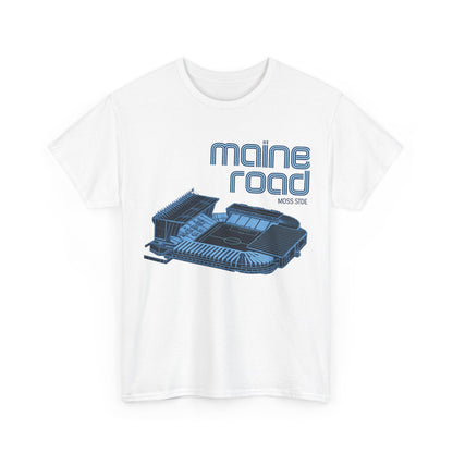 Maine Road Retro Stadium Tee — Vintage Football Arena Graphic Shirt