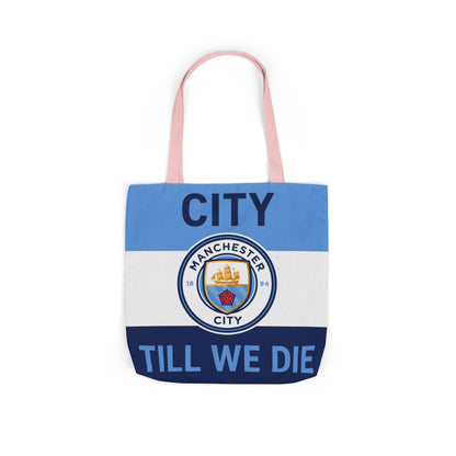 City Till We Die Unofficial Canvas Tote Bag — Manchester Football Fan Bag
