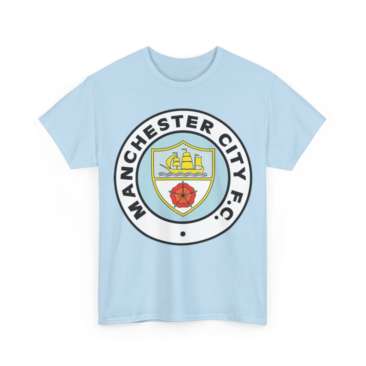 Manchester City F.C. Retro Crest T-Shirt – Retro Football Fan Tee