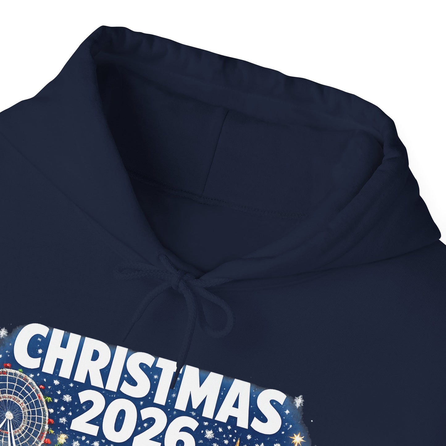 Christmas 2026 Holiday Hoodie — Festive Winter Village Sweatshirt
