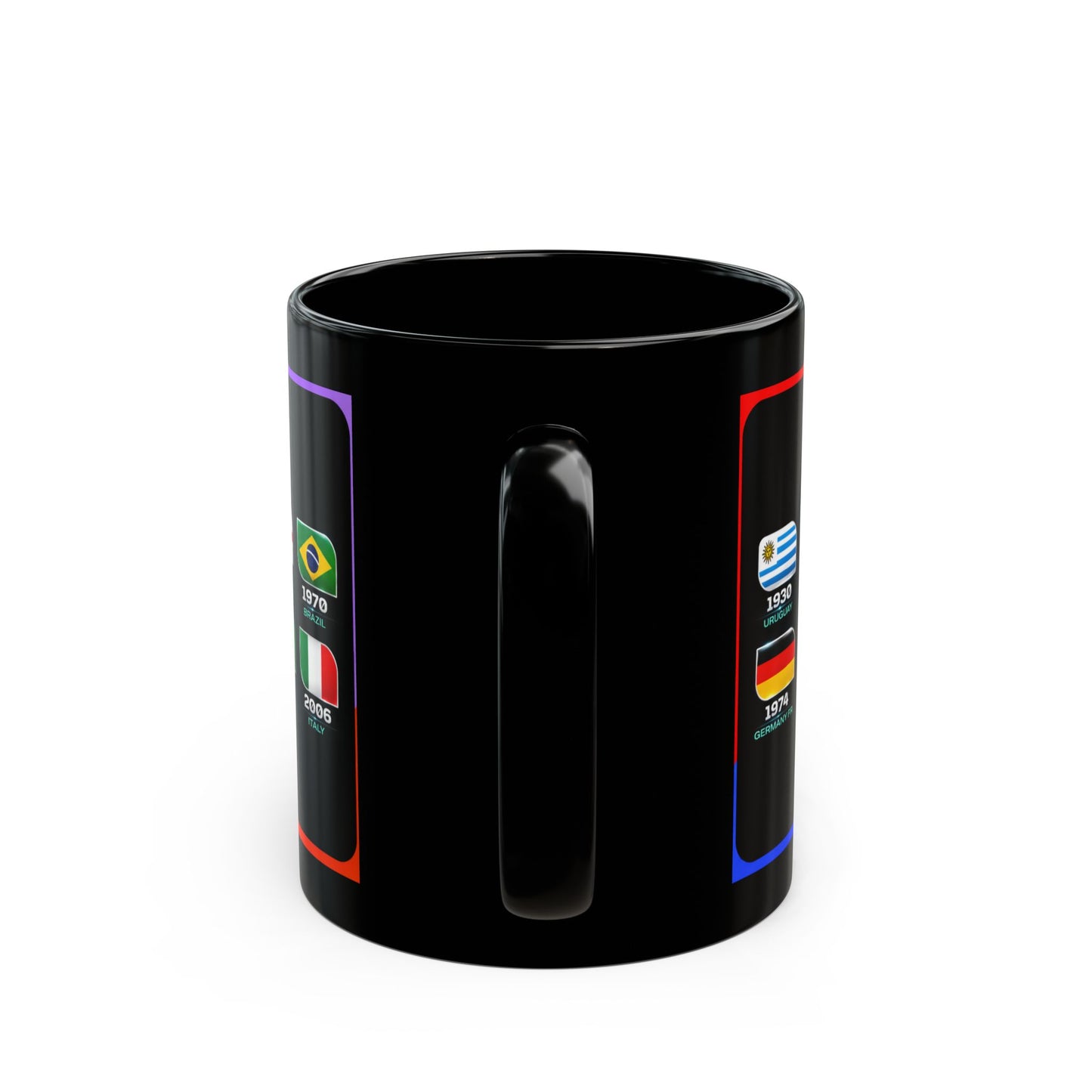 FIFA World Cup Champions Black Mug – All Winning Nations Timeline (11oz/15oz)