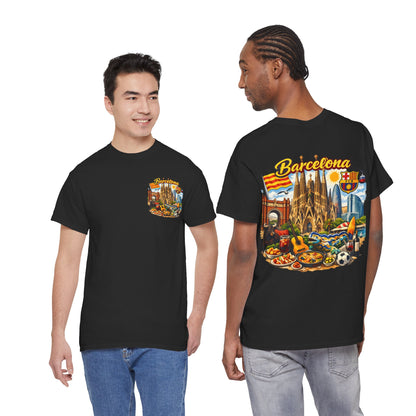 Barcelona Souvenir T‑Shirt — Vintage City Collage Tee