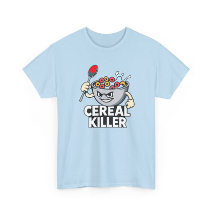 Cereal Killer Graphic Tee — Funny Breakfast Cartoon T‑Shirt