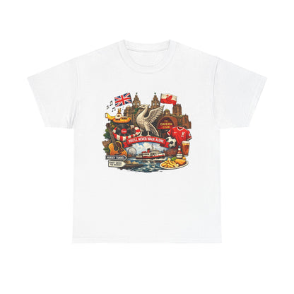 Liverpool Landmarks & You'll Never Walk Alone T-Shirt