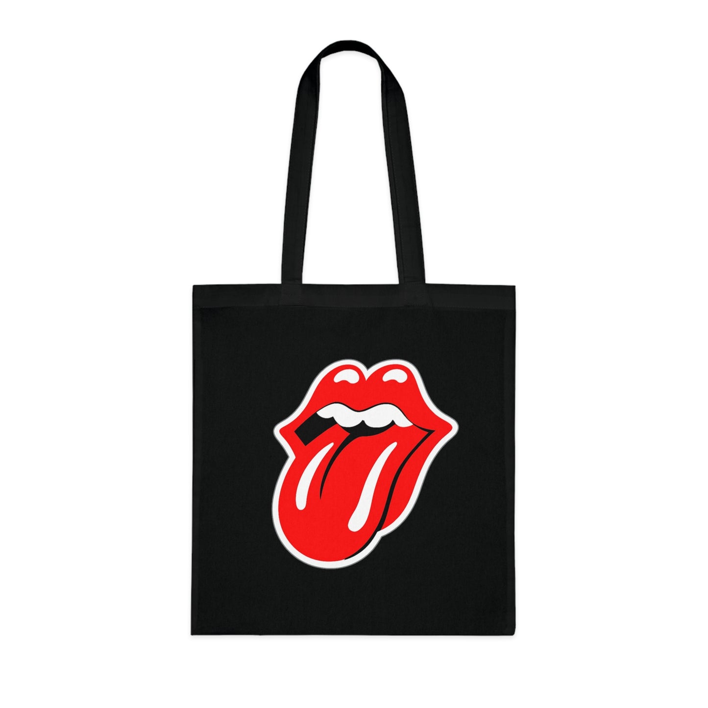 Rock Red Tongue Graphic Tote Bag