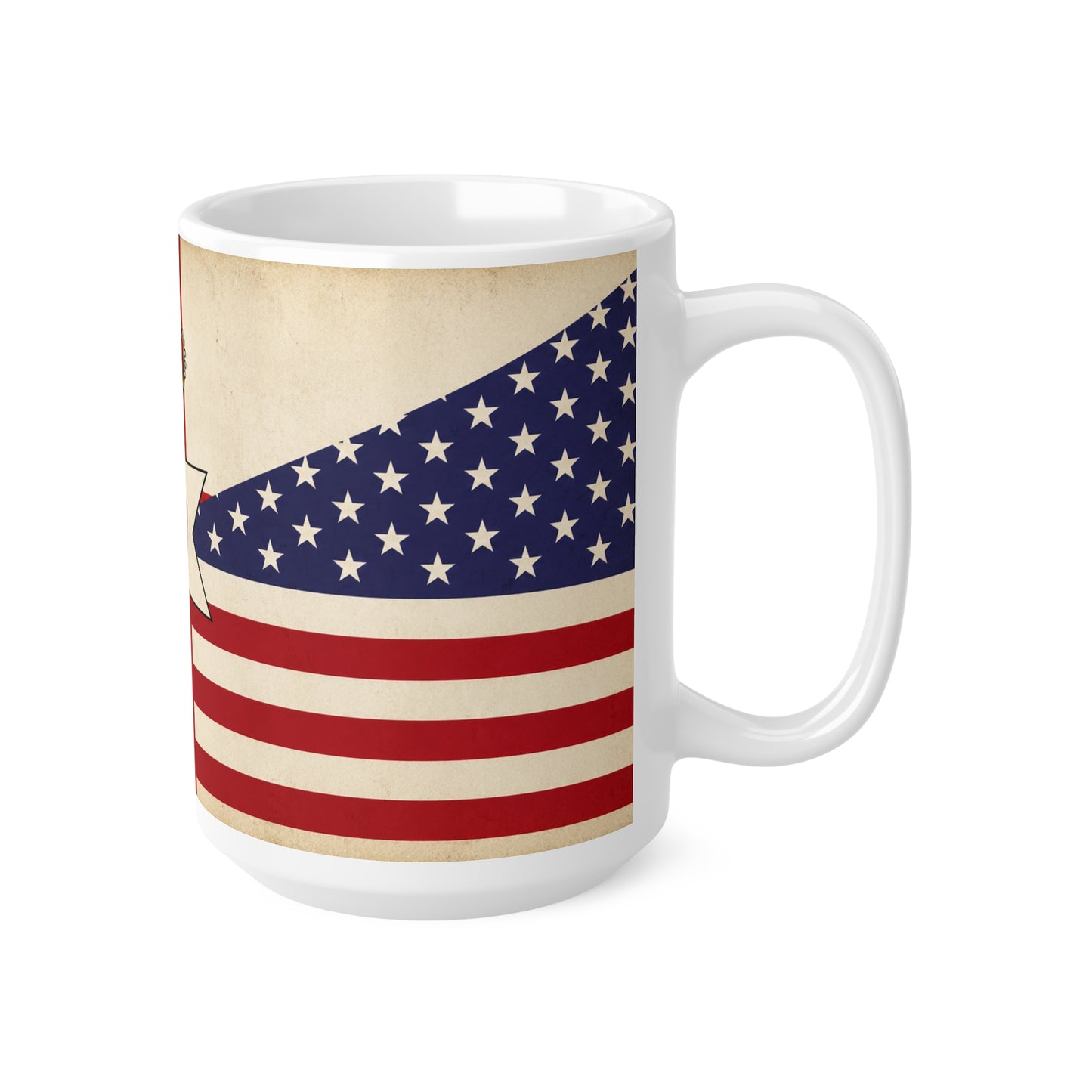 Northern Ireland / USA Ceramic Mug — Irish-American Union Flag Design (11oz, 15oz)