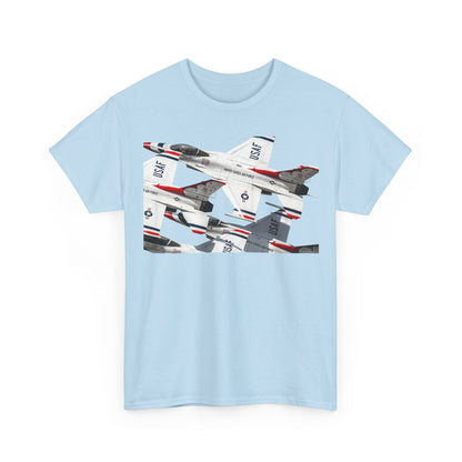 Thunderbirds Jet Formation T‑Shirt — Military Aviation Fighter Jets Tee