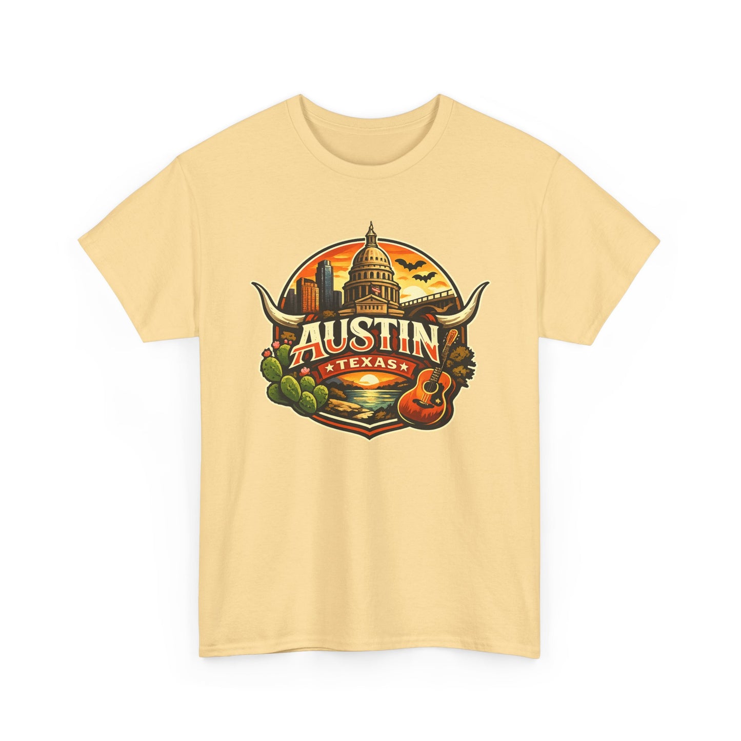 Austin Texas Vintage Travel T-Shirt