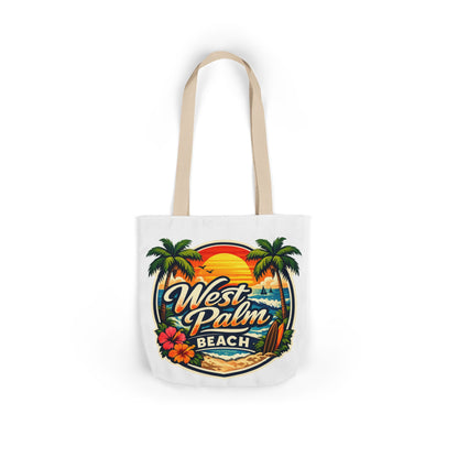 West Palm Beach Vintage Sunset Tote