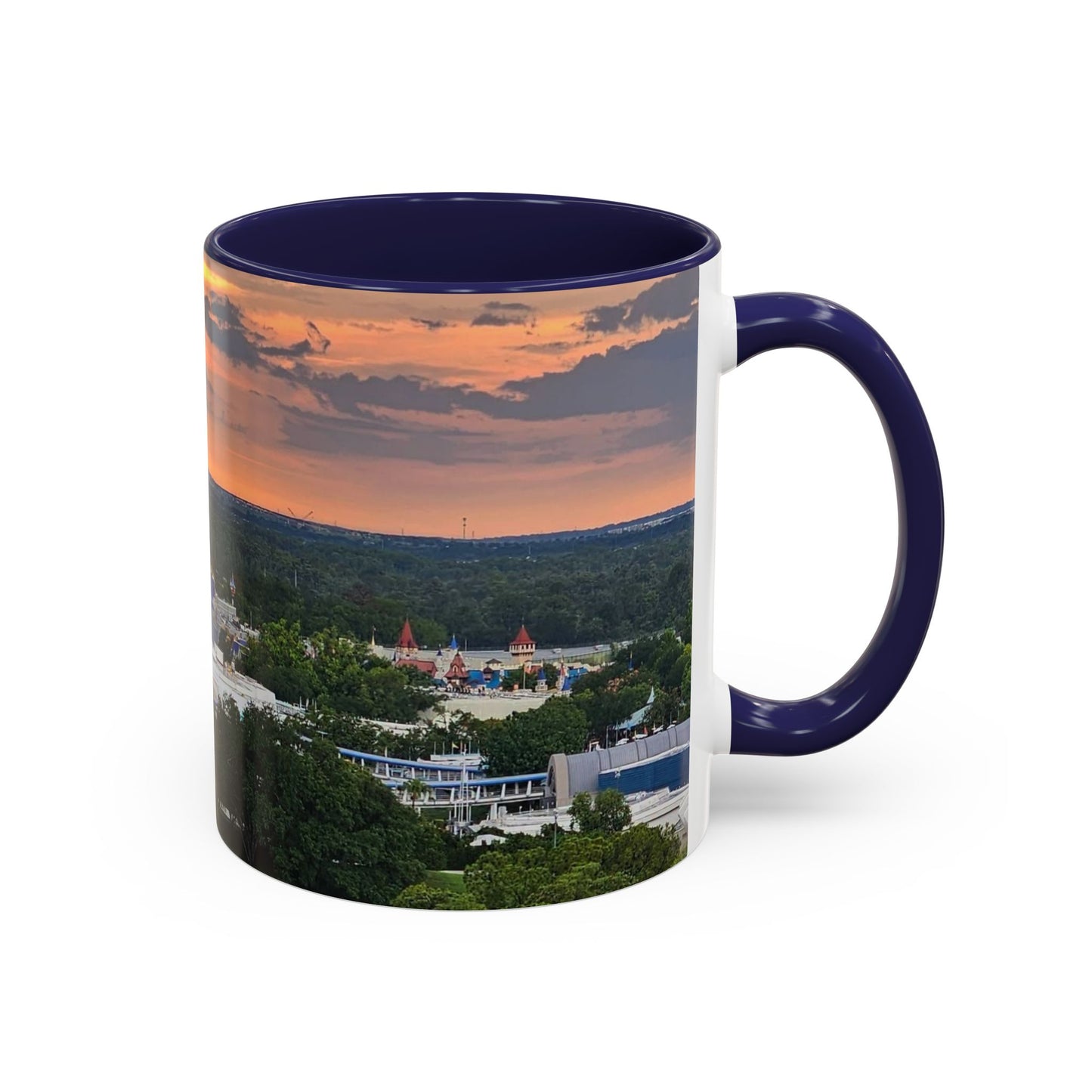 Disney Magic Kingdom Castle Sunset Coffee Mug (Accent, 11/15oz)
