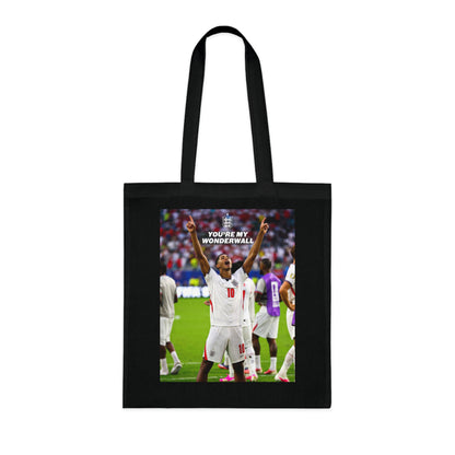 Jude Bellingham England Celebration Cotton Tote — "You're My Wonderwall" Stadium Photo Bag