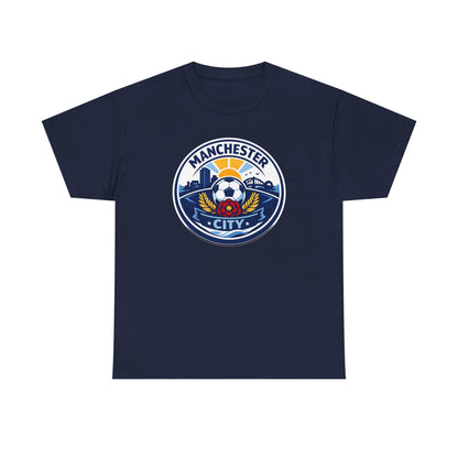 Manchester City Unofficial Soccer Logo T-Shirt — Football Fan Tee