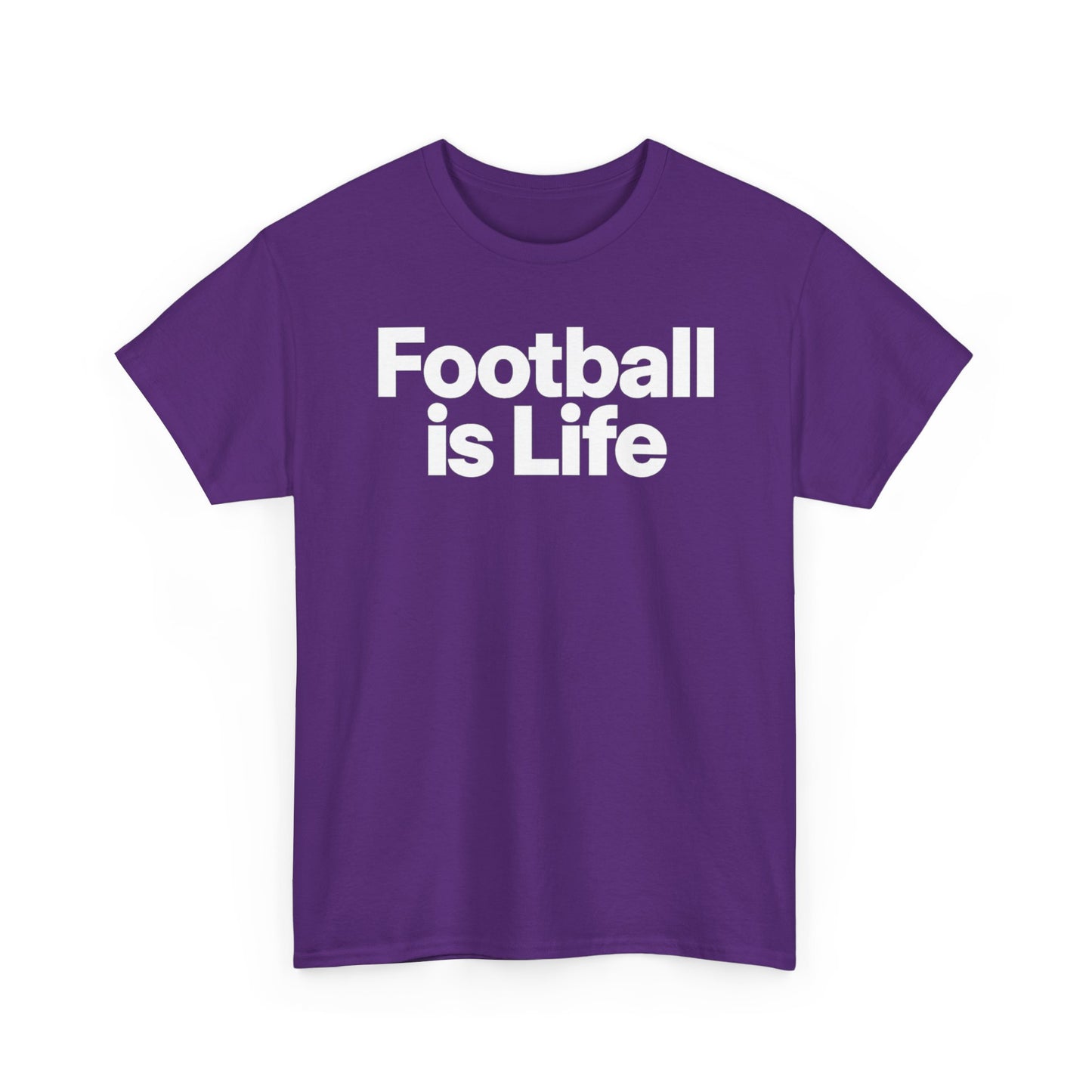 Football Is Life T-Shirt — Bold Graphic Tee for Fans & Players