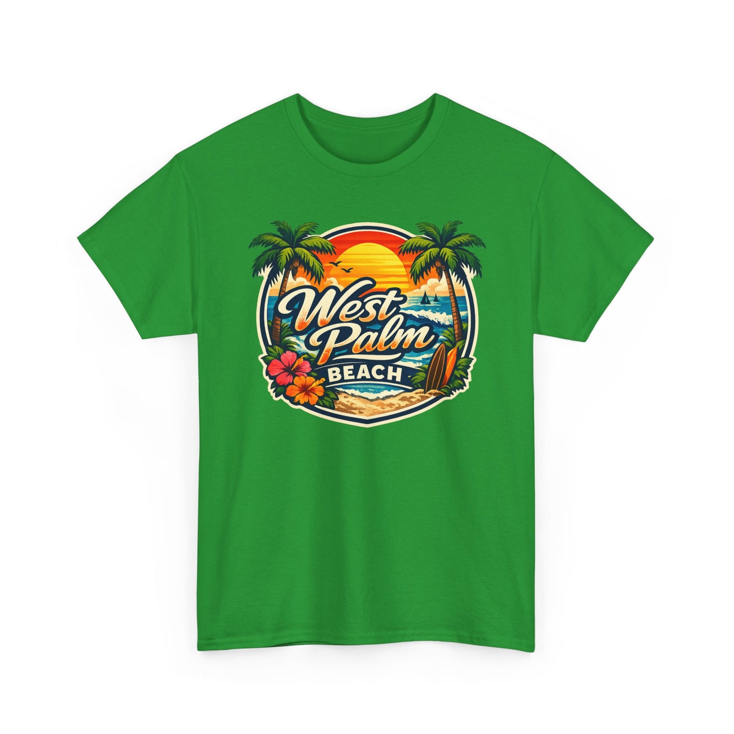 West Palm Beach Retro Sunset T-Shirt