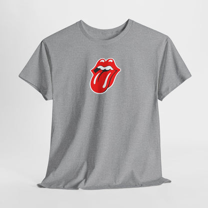 Rock Retro Red Tongue and Lips Graphic Tee
