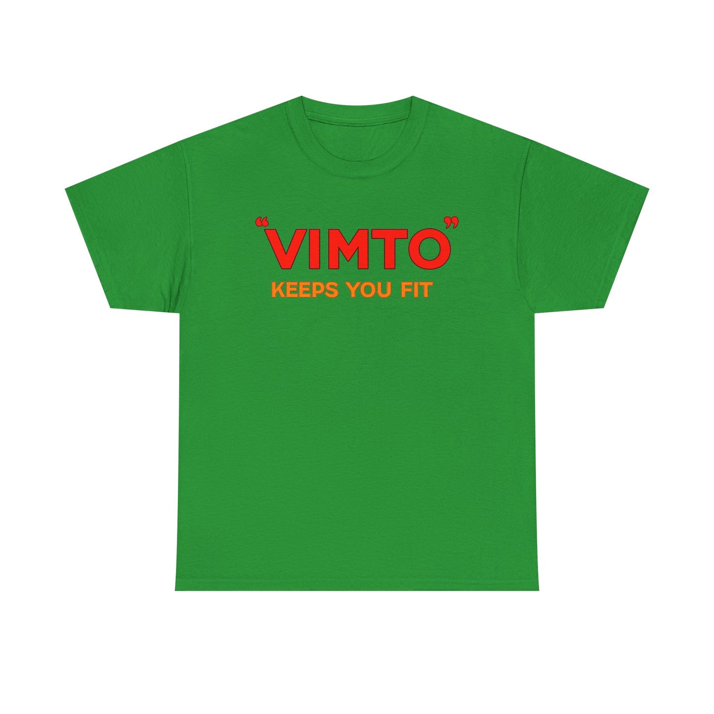VIMTO "Keeps You Fit" Graphic Tee — Retro Beverage Logo T-Shirt