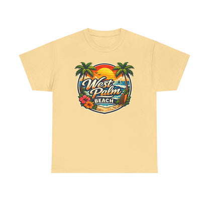 West Palm Beach Retro Sunset T-Shirt