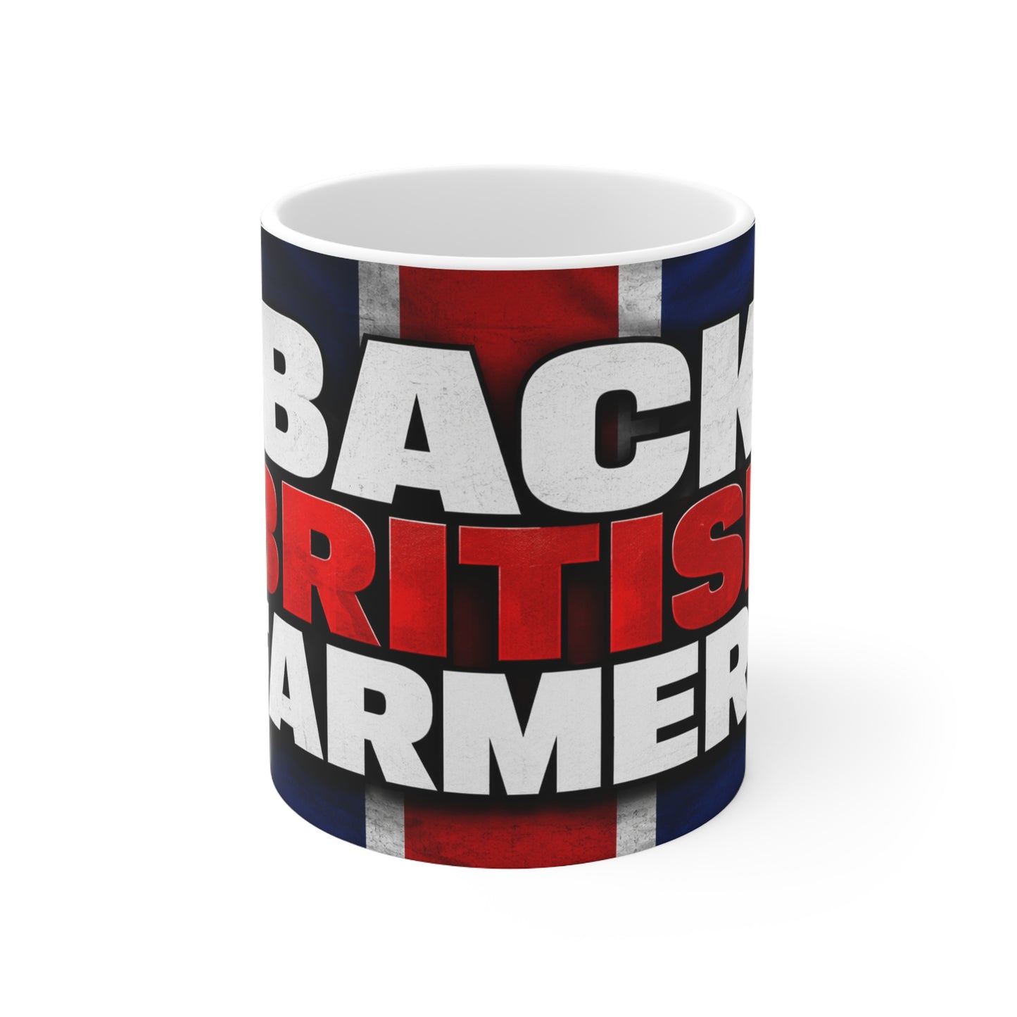 Back British Farmers Mug – Union Jack Ceramic Coffee Cup (11oz & 15oz)