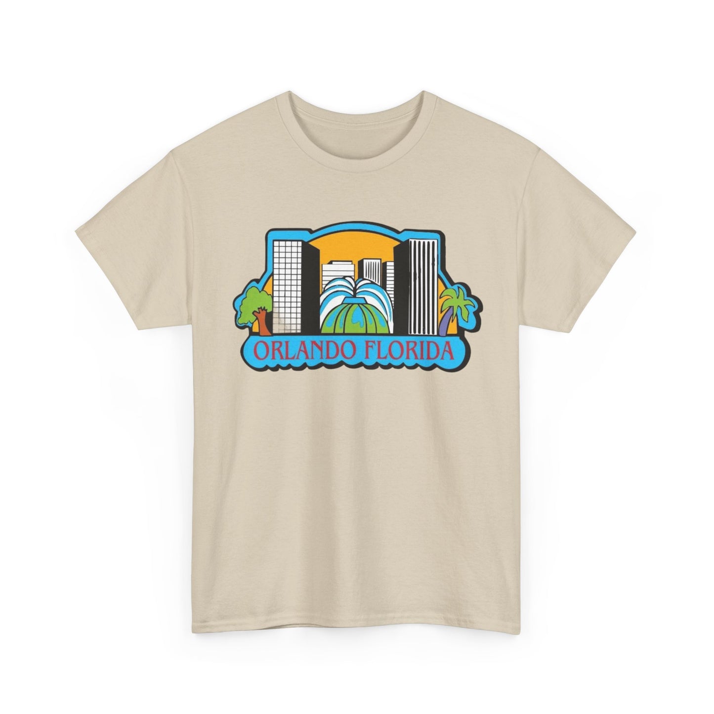 Orlando Florida Retro Skyline T-Shirt