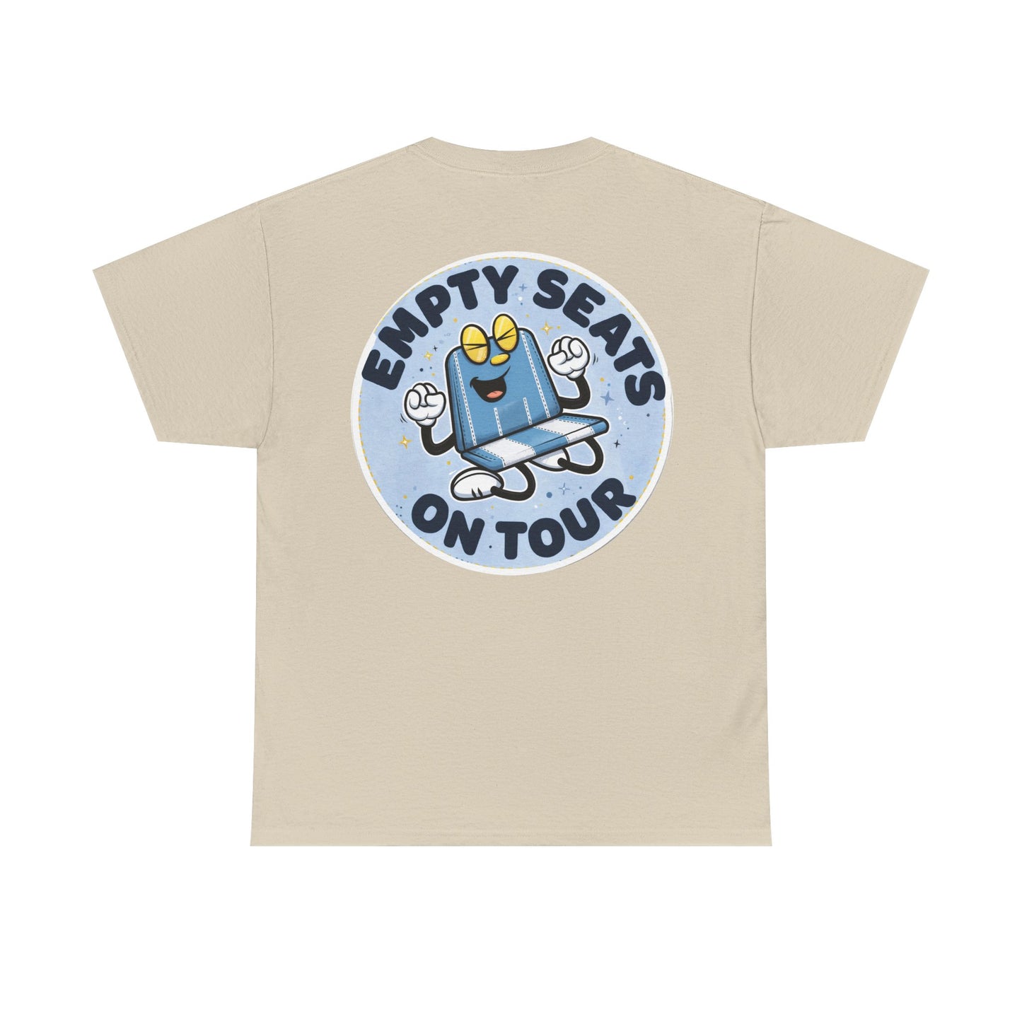 Manchester City T-Shirt — 'Empty Blue Seats On Tour' Retro Skate Graphic Tee