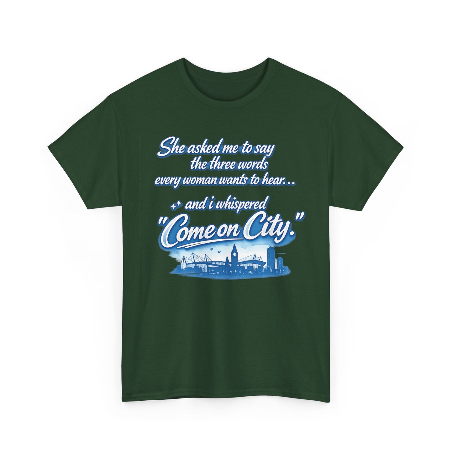 Come on City Skyline Tee — Retro Script Urban Pride T‑Shirt