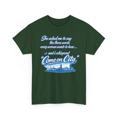 Come on City Skyline Tee — Retro Script Urban Pride T‑Shirt