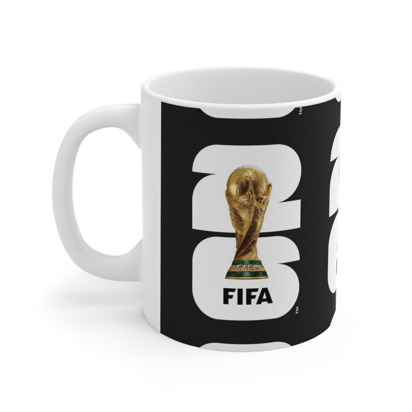 FIFA World Cup 2026 Trophy Coffee Mug — Soccer Fan Ceramic Cup (11oz & 15oz)