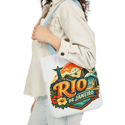 Rio de Janeiro Travel Tote — Retro Beach Canvas Bag