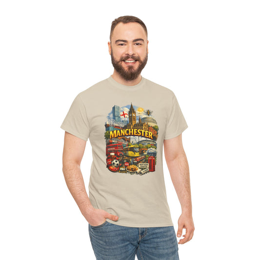 Manchester Skyline Collage T-Shirt