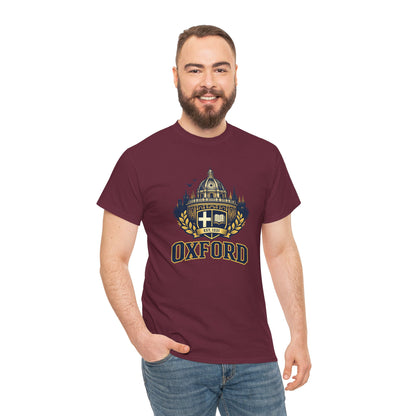 Oxford Crest T-Shirt — Vintage University Graphic Tee