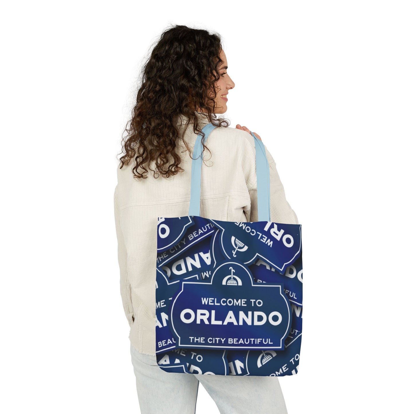 Orlando Welcome Sign Canvas Tote