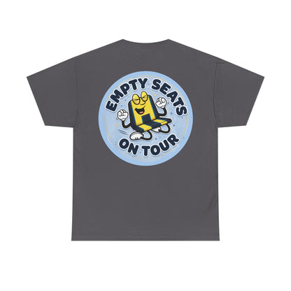 Manchester City T‑Shirt — "Empty Seats On Tour" Cartoon Seat Graphic Tee