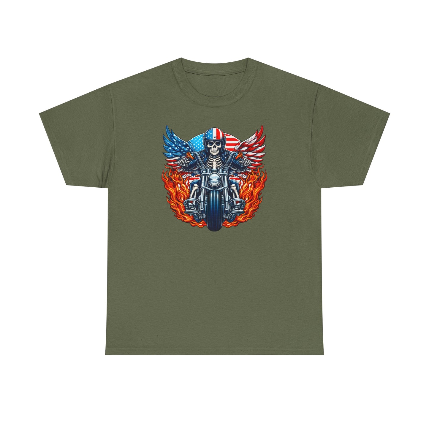 Biker Skull Motorcycle Tee — Sons of Tradition Archangels Chapter Graphic Shirt