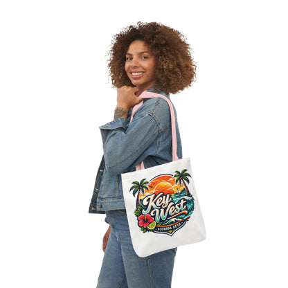 Key West Sunset Canvas Tote