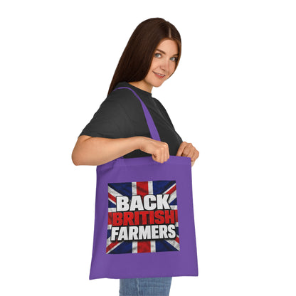 Back British Farmers Tote Bag — Union Jack Cotton Shopper