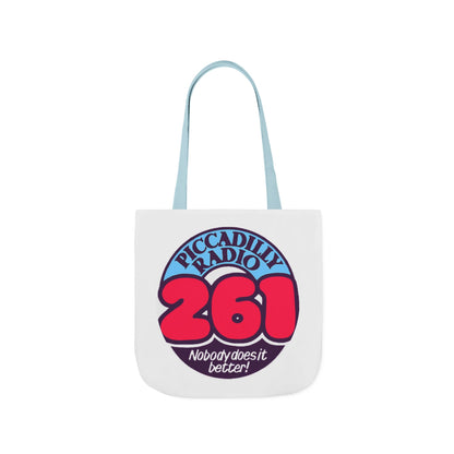Tote Bag — Retro 'Piccadilly Radio 261' Vintage Logo Canvas Tote