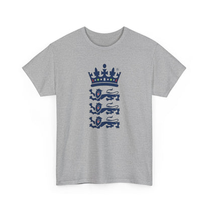English Cricket T-Shirt — Vintage Cricket Crest Tee