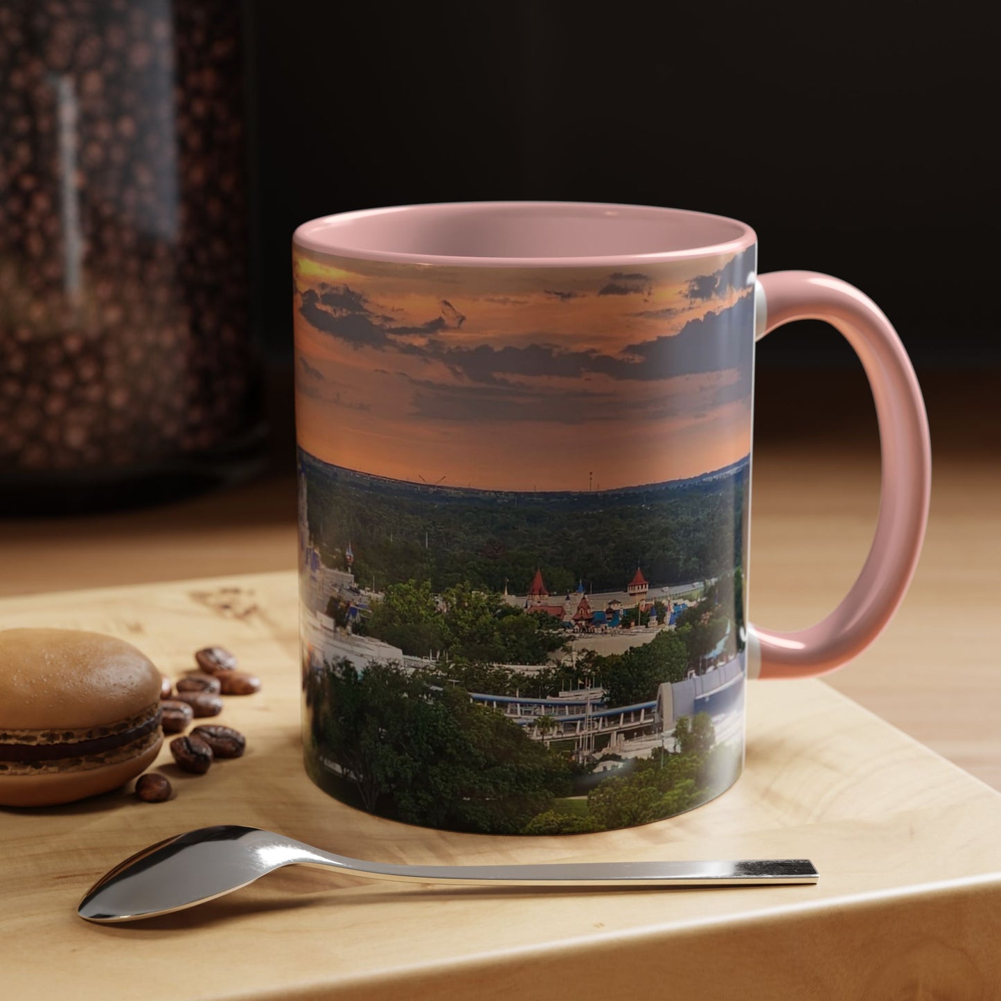 Disney Magic Kingdom Castle Sunset Coffee Mug (Accent, 11/15oz)