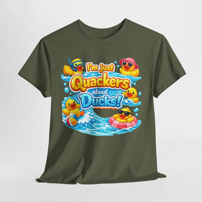 I'm Just Quackers About Ducks! Cute Rubber Duck Pool Tee