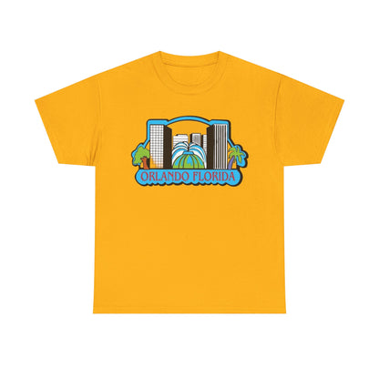 Orlando Florida Retro Skyline T-Shirt