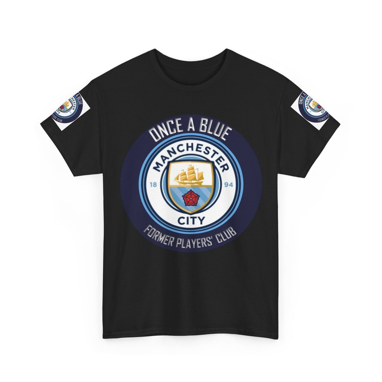 Manchester City 'Once A Blue' Tee — Former Players Club Football Shirt