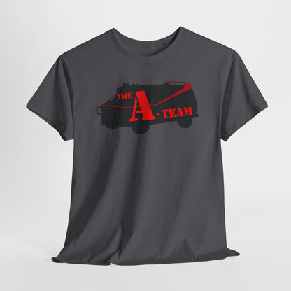 A-Team Van Graphic Tee — Retro Action TV Logo T-Shirt