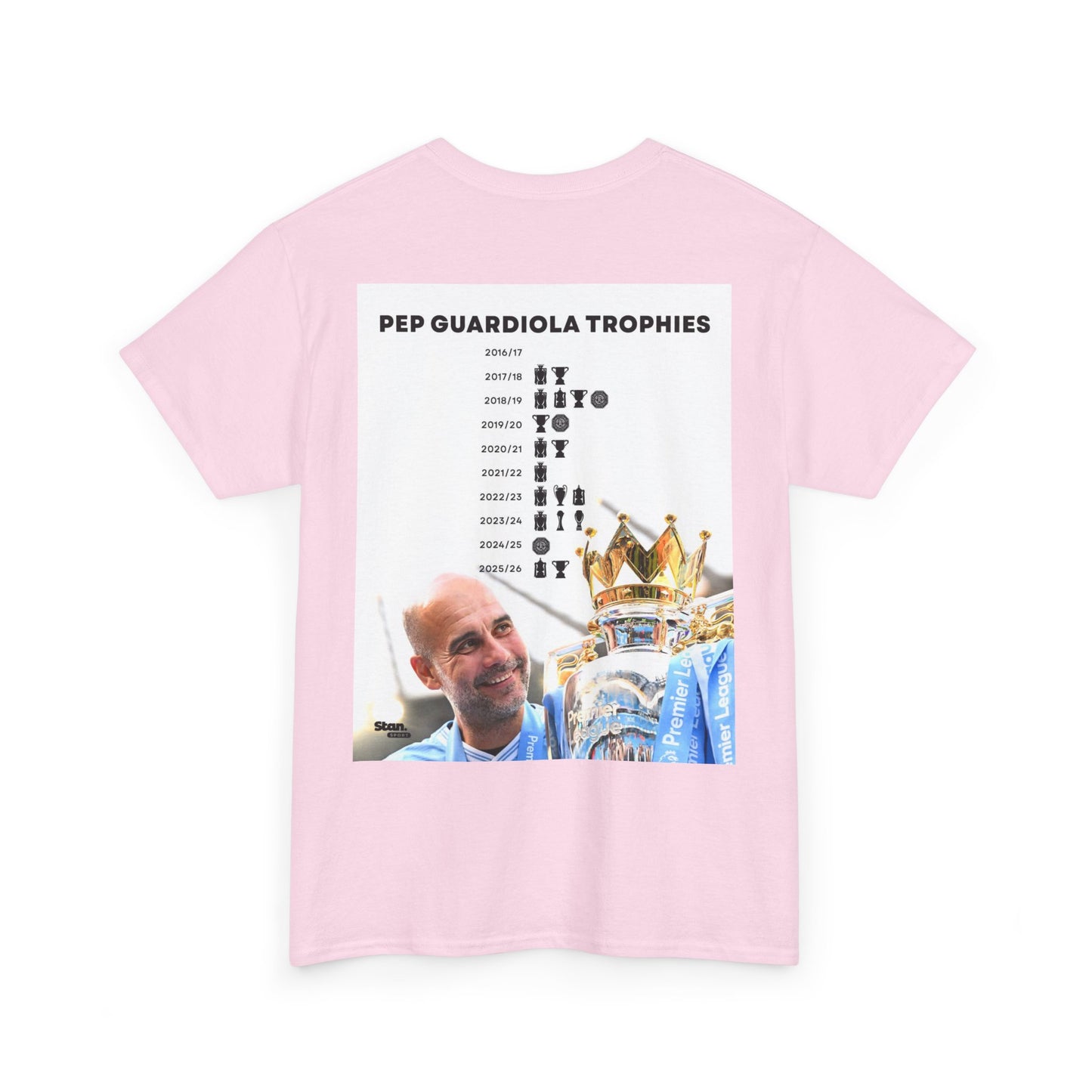 Pep Guardiola Trophies Graphic Tee