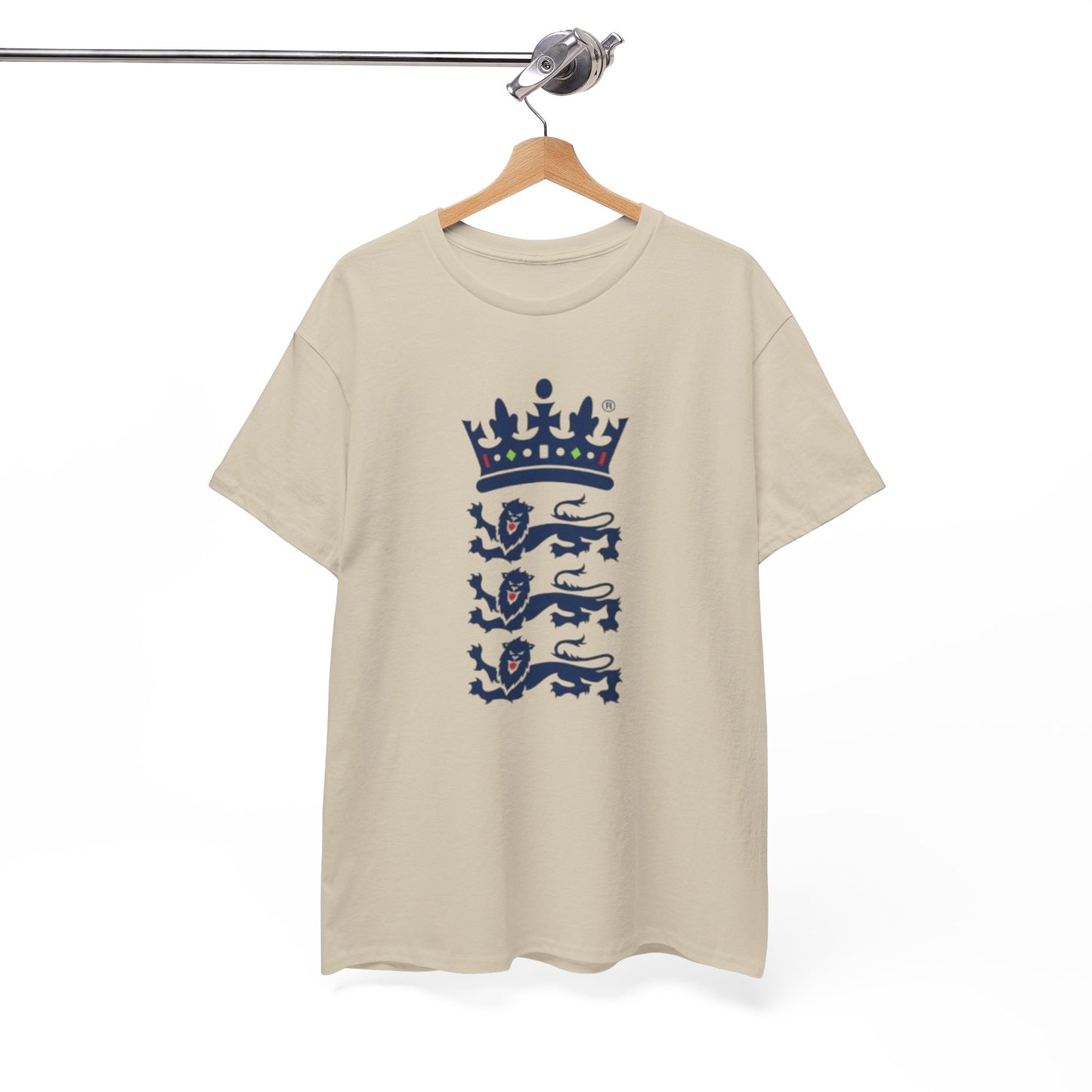 English Cricket T-Shirt — Vintage Cricket Crest Tee