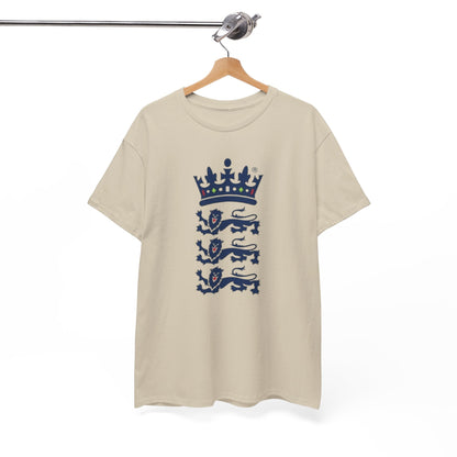 English Cricket T-Shirt — Vintage Cricket Crest Tee